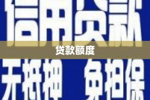 惠安贷款额度