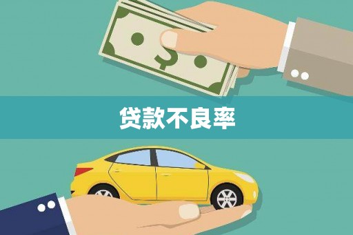 惠安贷款不良率