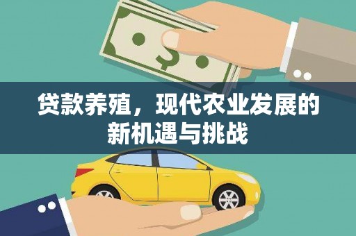 惠安贷款养殖，现代农业发展的新机遇与挑战