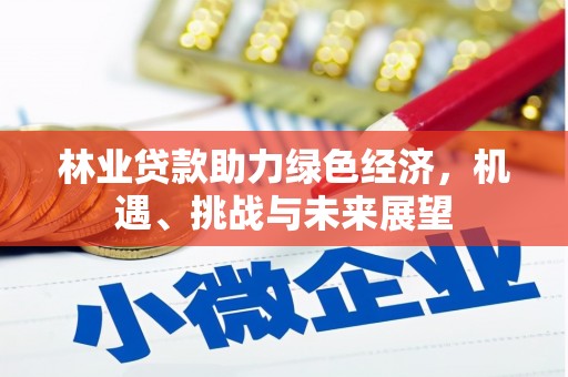 惠安林业贷款助力绿色经济，机遇、挑战与未来展望