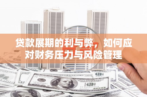 惠安贷款展期的利与弊，如何应对财务压力与风险管理