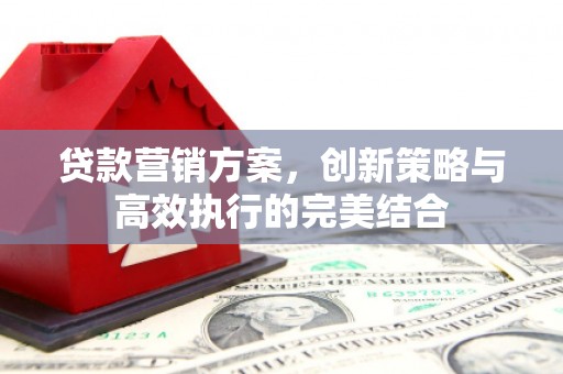惠安贷款营销方案，创新策略与高效执行的完美结合