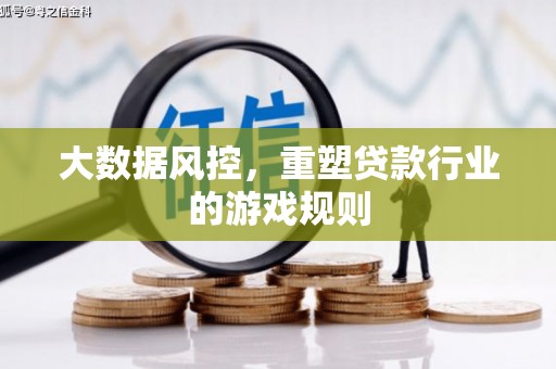 惠安大数据风控，重塑贷款行业的游戏规则