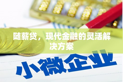 惠安随薪贷，现代金融的灵活解决方案