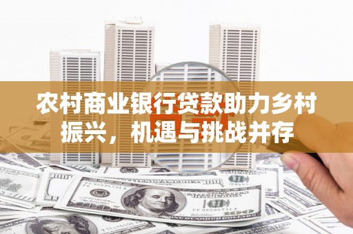 惠安农村商业银行贷款助力乡村振兴，机遇与挑战并存