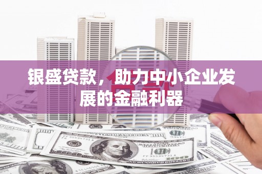 惠安银盛贷款，助力中小企业发展的金融利器