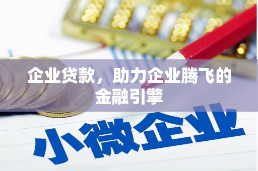 惠安企业贷款，助力企业腾飞的金融引擎