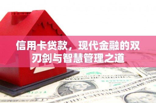 惠安信用卡贷款，现代金融的双刃剑与智慧管理之道