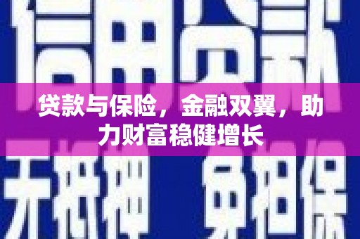 惠安贷款与保险，金融双翼，助力财富稳健增长