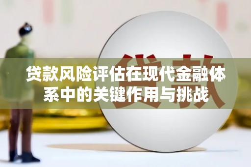 惠安贷款风险评估在现代金融体系中的关键作用与挑战