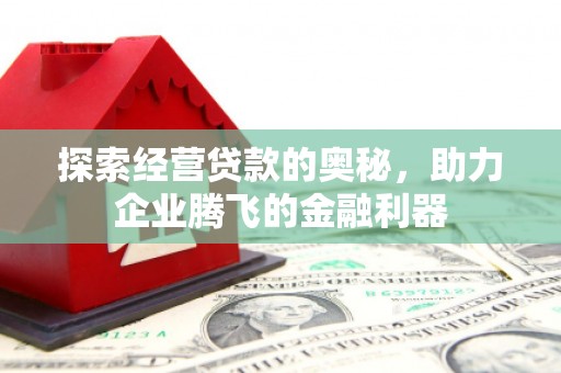 惠安探索经营贷款的奥秘，助力企业腾飞的金融利器