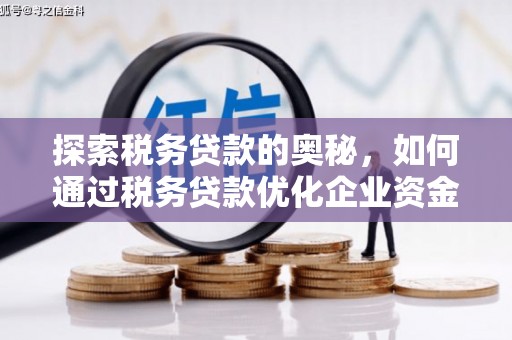 惠安探索税务贷款的奥秘，如何通过税务贷款优化企业资金流