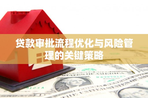 惠安贷款审批流程优化与风险管理的关键策略