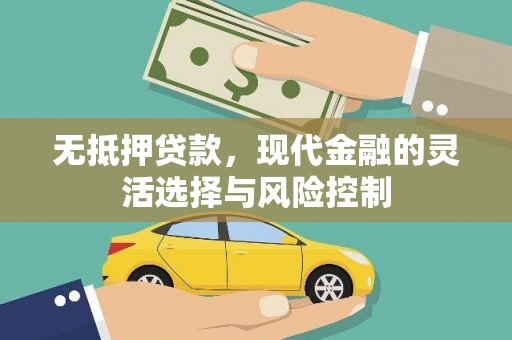 惠安无抵押贷款，现代金融的灵活选择与风险控制