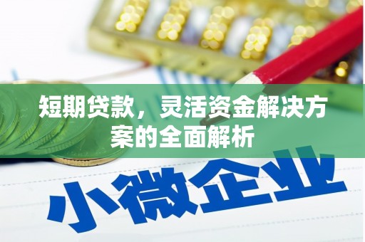 惠安短期贷款，灵活资金解决方案的全面解析