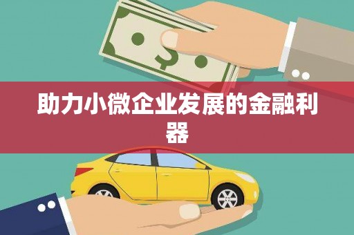 惠安助力小微企业发展的金融利器