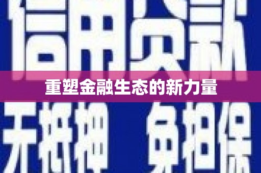 惠安重塑金融生态的新力量