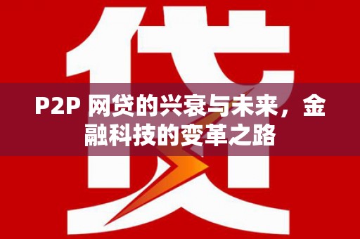惠安P2P 网贷的兴衰与未来，金融科技的变革之路