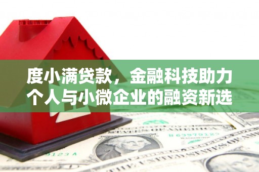 惠安度小满贷款，金融科技助力个人与小微企业的融资新选择