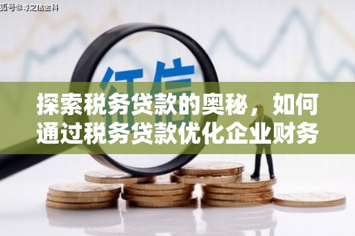 惠安探索税务贷款的奥秘，如何通过税务贷款优化企业财务