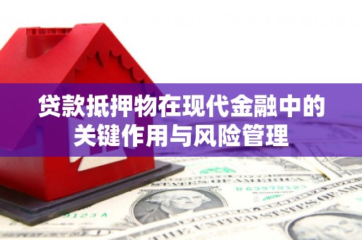 惠安贷款抵押物在现代金融中的关键作用与风险管理