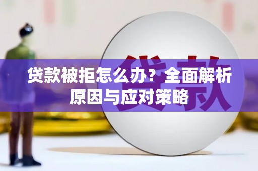 惠安贷款被拒怎么办？全面解析原因与应对策略