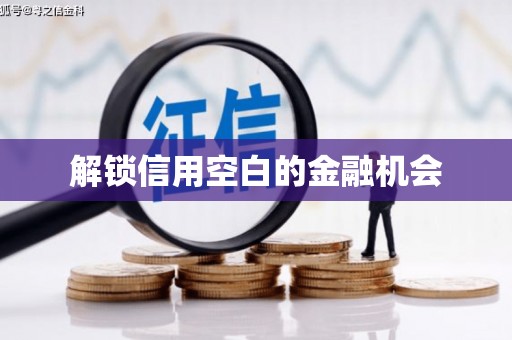 惠安解锁信用空白的金融机会