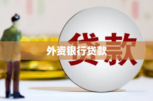 惠安外资银行贷款