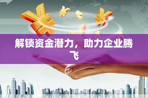 惠安解锁资金潜力，助力企业腾飞