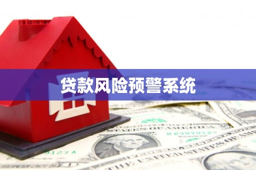 惠安贷款风险预警系统