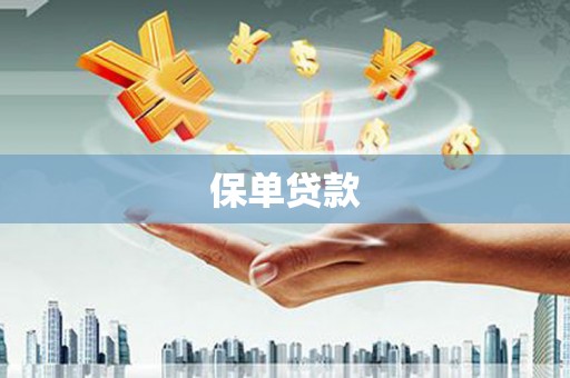 惠安保单贷款